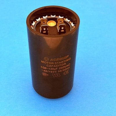 108-130yF motor start capacitor