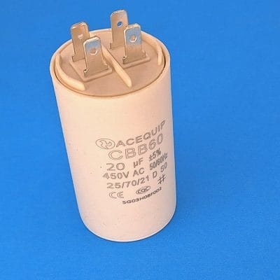 20yF plastic capacitor