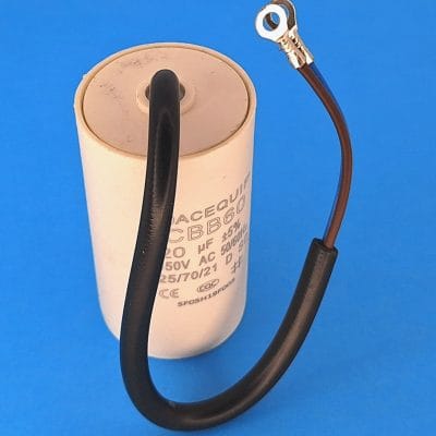 20yF plastic capacitor with lead