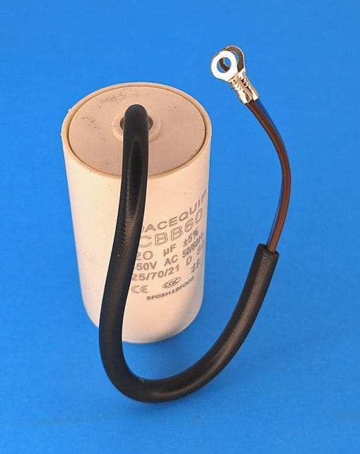 20yF plastic capacitor with lead