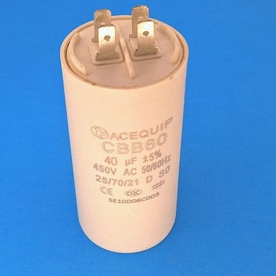 40yF plastic capacitor
