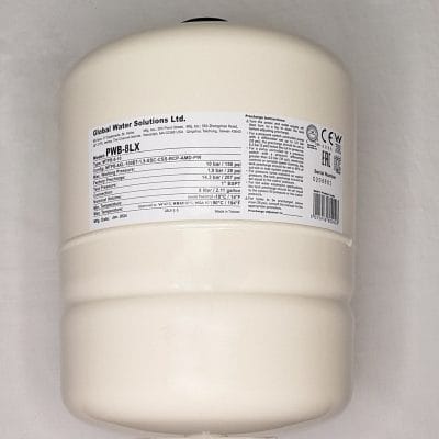 8L steel pump pressure tank